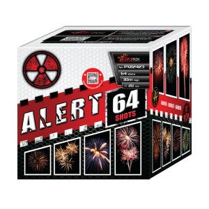 Alert 64 PXB2423 wyrzutnia fajerwerków 64 strzały 20 mm Piromax F2