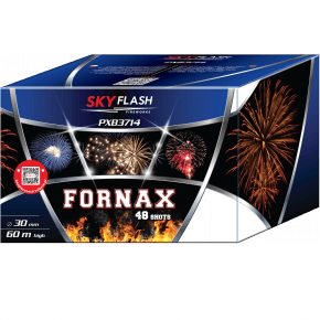 Fornax PXB3714 wyrzutnia fajerwerków 48 strzałów 30 mm Piromax F3