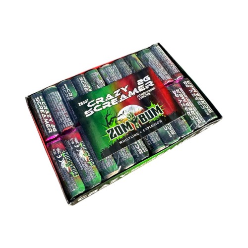 Crazy Screamer 2G Zom Bum ZB307 - petardy z gwizdem 20 szt. F3