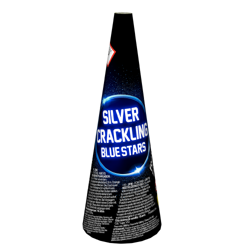 Silver Crackling Blue Stars JF90 - fontanna z cracklingiem Jorge F2