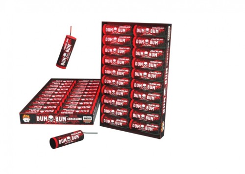 Crackling DumBum Red CP5DU14(R)1 petardy z flarą i trzaskiem 20 sztuk Klasek T1