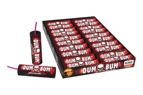DumBum 2G+ P5DU13(M) - petardy hukowe czerwony płomień 20 sztuk Klasek F3