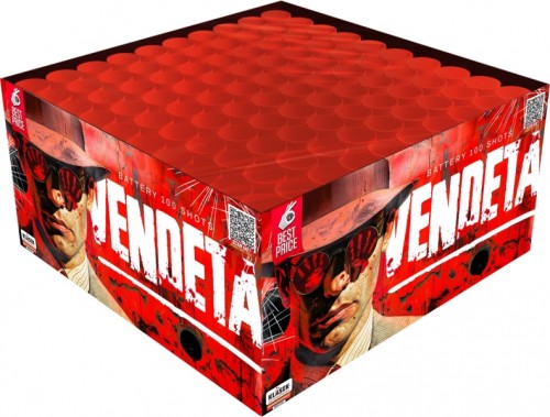 Vendeta Best Price C10020BP14 wyrzutnia fajerwerków 100 strzałów Klasek F2