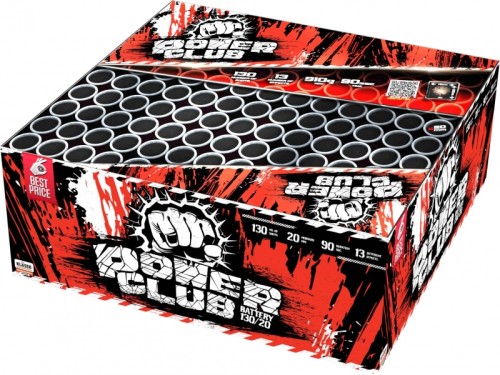 Power Club Best Price C13020BP wyrzutnia fajerwerków 130 strzałów 20 mm Klasek F2