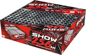 Fireworks Show 256 C25620F/C zestaw wyrzutni 256 strzałów 20 mm Klasek F2