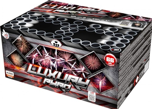 Luxury Pyro C6620L wyrzutnia fajerwerków 66 strzałów 20 mm Klasek F2