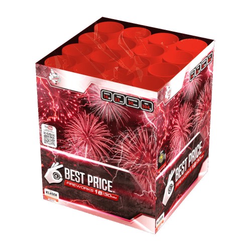 Best Price Black Panther C163BP wyrzutnia fajerwerków 16 strzałów 30 mm Klasek F2