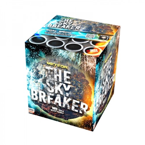 Meteor The Sky Breaker C163E wyrzutnia fajerwerków 16 strzałów 30 mm Klasek F2