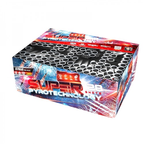 Pyrotechnology 128 C128XMPT/C - zestaw wyrzutni 128 strzałów 30 mm Klasek F3