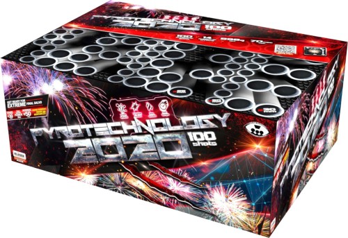 Pyrotechnology 100 C100MPT wyrzutnia fajerwerków 100 strzałów 20-30 mm Klasek F3