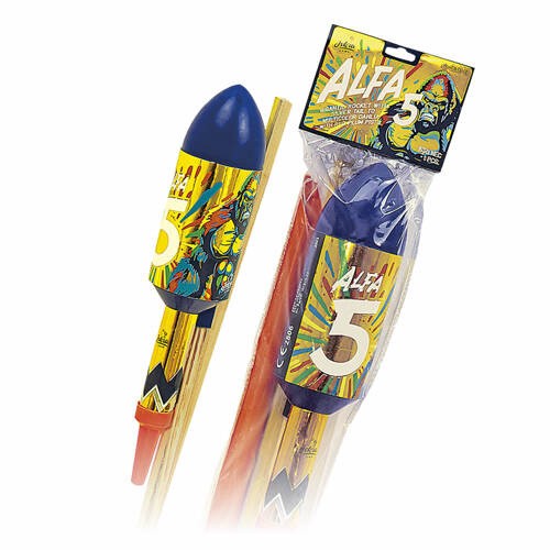 Alfa 5 IR-CB75-E potężna rakieta 75 mm Iskra Line F3