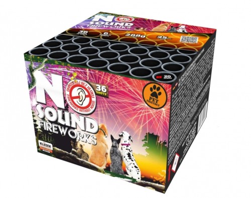 No Sound Fireworks C3620NO14 cicha wyrzutnia fajerwerków 36 strzałów 20 mm Klasek F2