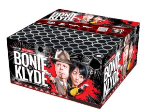 Bonie and Klyde C10020NID14 wyrzutnia fajerwerków 100 strzałów 20 mm Klasek F2