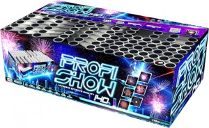 Profi Fireworks Show 140 C14025XFS/C - zestaw wyrzutni 140 strzałów 25 mm Klasek F2