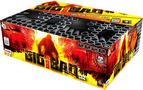 Big and Bad C13220B/C14 wyrzutnia fajerwerków 132 strzały 20 mm Klasek F2