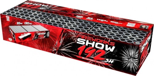 Fireworks Show 192 C19220F/C zestaw wyrzutni 192 strzały 20 mm Klasek F2