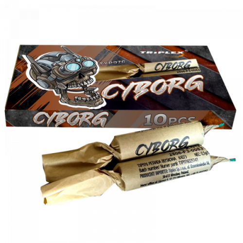 Cyborg TXP976 mocne petardy hukowe 10 sztuk Triplex F3