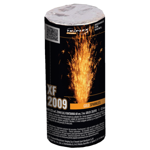 Gold Sparkles Profi XF2009 - duża fontanna złota 5 m 60 sek Triplex F2
