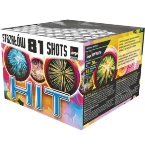 Hit JW5023 - wyrzutnia fajerwerków 81 strzałów 20 mm Jorge F2