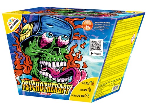 Psychoterapy B25-25F wyrzutnia kątowa 25 strzałów 25 mm Super Power F2