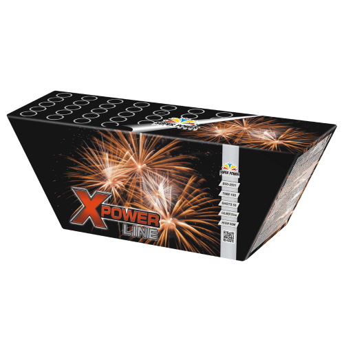X Power Line B50-2501 wyrzutnia kątowa 50 strzałów 25 mm Super Power F2