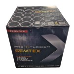 Semtex PS2255 potężna wyrzutnia fajerwerków 25 strzałów 48 mm Pyroshine F3 