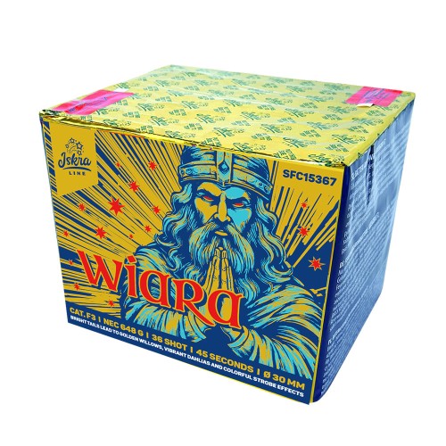 Wiara SFC15367 - wyrzutnia fajerwerków 36 strzałów 30 mm Iskra Line F3