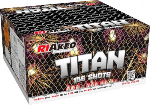 Titan HF-78-2423/HF-78-2424 zestaw baterii 156 strzałów 30 mm Riakeo F2