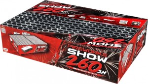 Fireworks Show 260 C26020F/C - zestaw wyrzutni 260 strzałów 20 mm Klasek F3