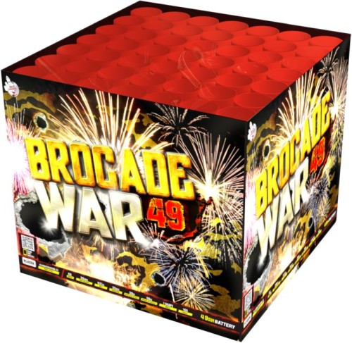 Brocade War C493BW wyrzutnia fajerwerków 49 strzałów 30 mm Klasek F3