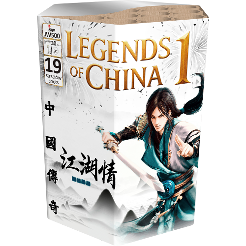 Legends od China 1 JW500 wyrzutnia fajerwerków 19 strzałów 30 mm F2