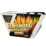 Brocade Mine JW726 wyrzutnia fajerwerków 36 strzałów 25 mm Jorge F2