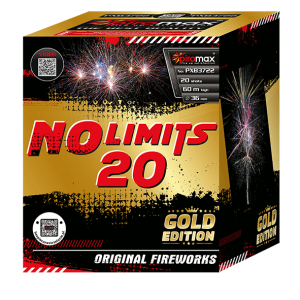 No Limits Gold 20 PXB3722 wyrzutnia fajerwerków 20 strzałów 36 mm Piromax F3