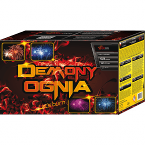 Demony Ognia PXB3801 wyrzutnia fajerwerków 50 strzałów 30 mm Piromax F3