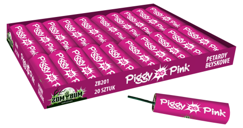 Piggy Pink 2G ZB201 - mocne petardy hukowe 20 szt. Zom Bum F3