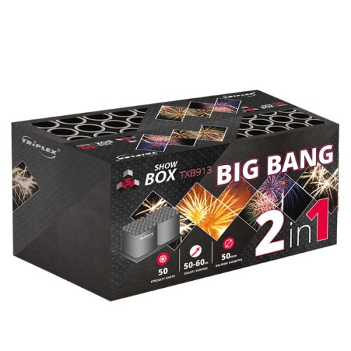 Big Bang TXB913 - zestaw wyrzutni 50 strzałów 50 mm Triplex F3